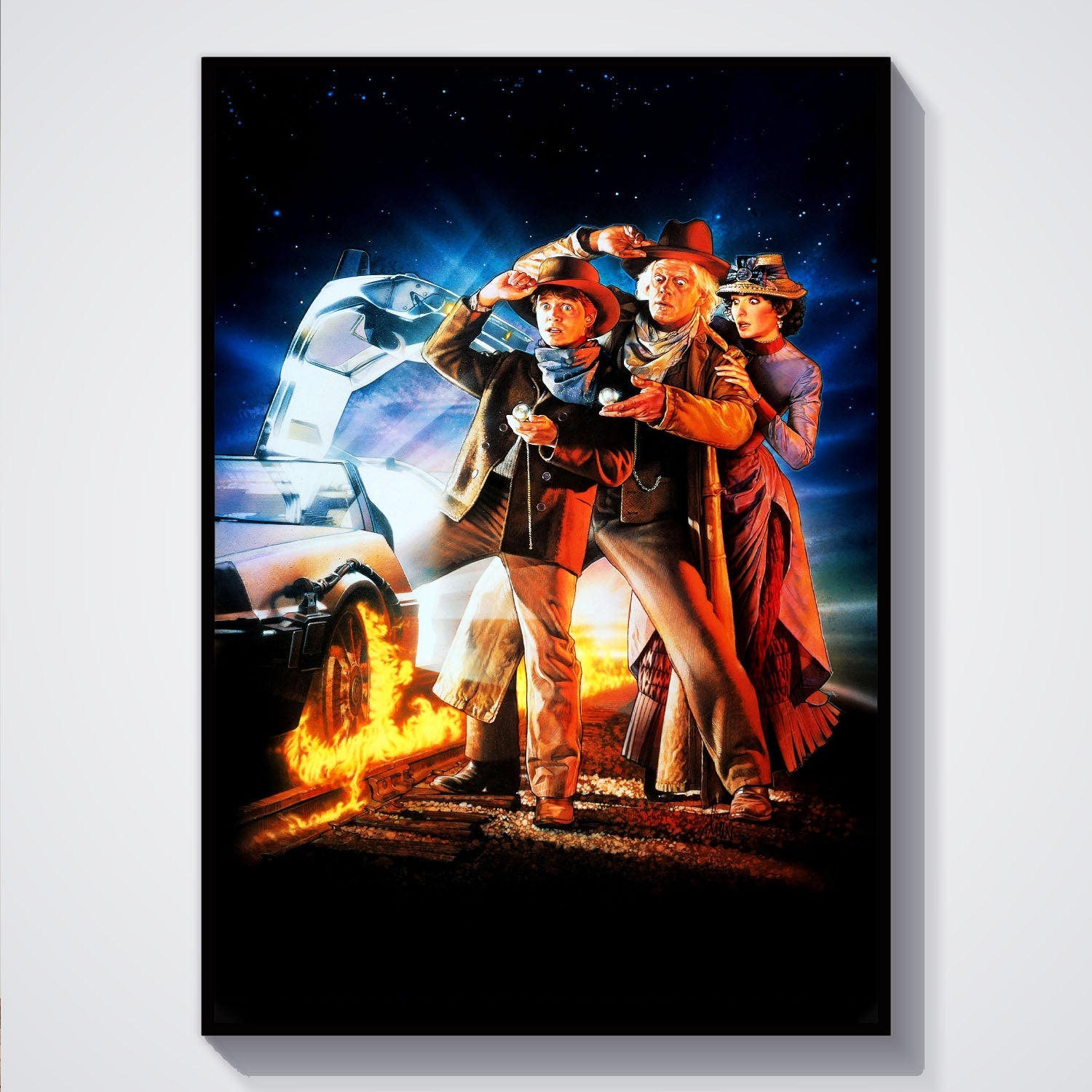 Flex Designs Poster Back to the Future Part III Key Art 5 x 7" Home Goods - Movie 1990 Movie Poster