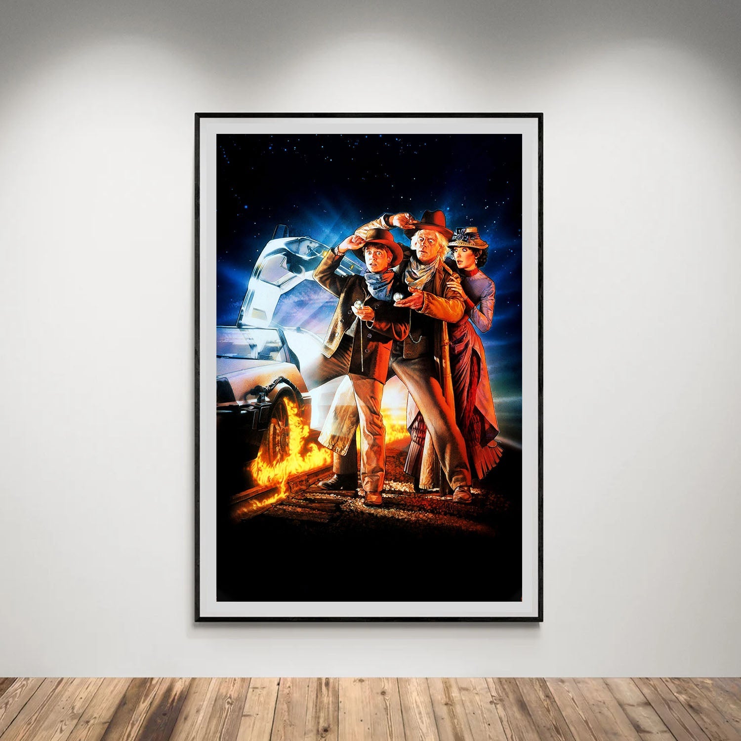 Flex Designs Poster Back to the Future Part III Key Art 5 x 7" Home Goods - Movie 1990 Movie Poster