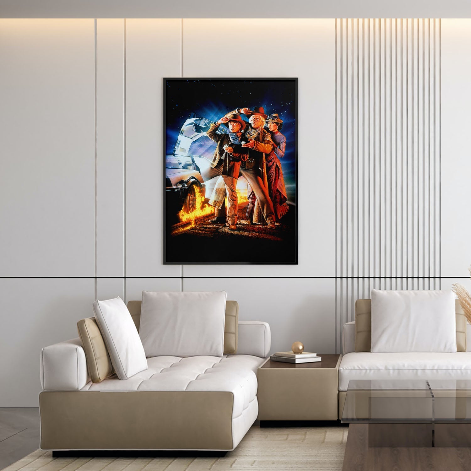 Flex Designs Poster Back to the Future Part III Key Art 5 x 7" Home Goods - Movie 1990 Movie Poster