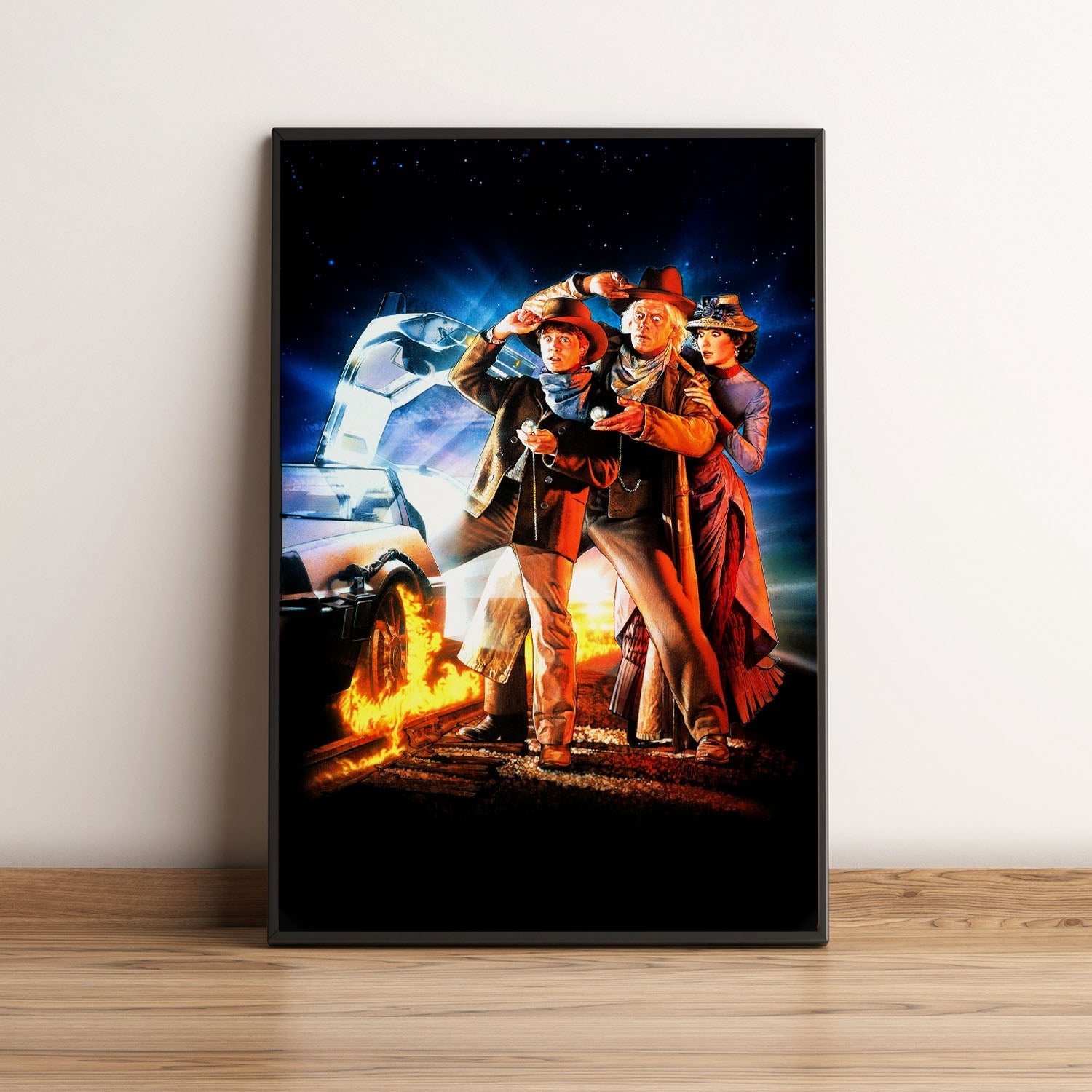 Flex Designs Poster Back to the Future Part III Key Art 5 x 7" Home Goods - Movie 1990 Movie Poster