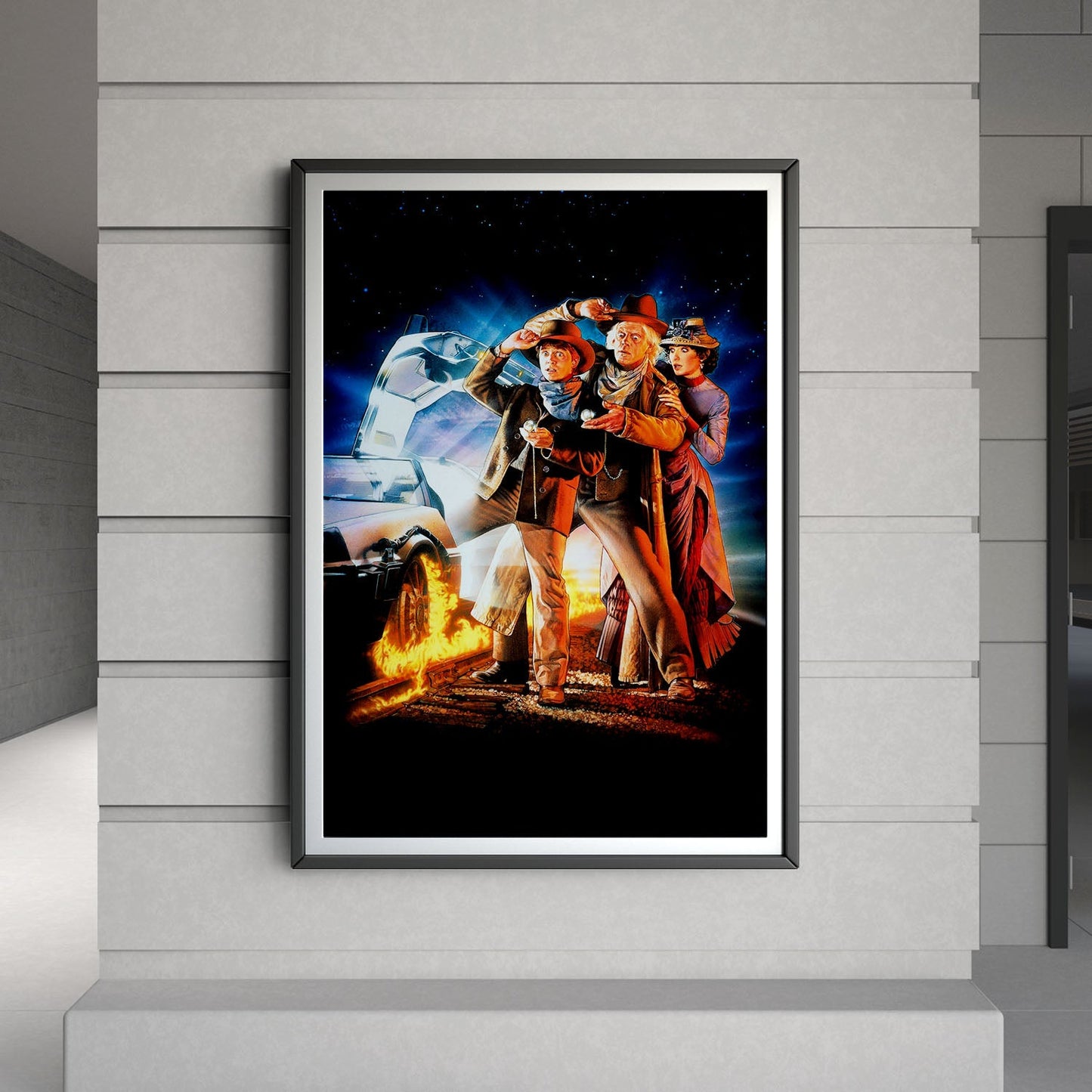 Flex Designs Poster Back to the Future Part III Key Art 8 x 10" Home Goods - Movie 1990 Movie Poster