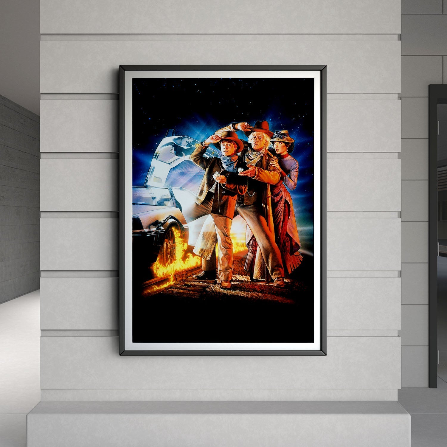 Flex Designs Poster Back to the Future Part III Key Art 8 x 10" Home Goods - Movie 1990 Movie Poster