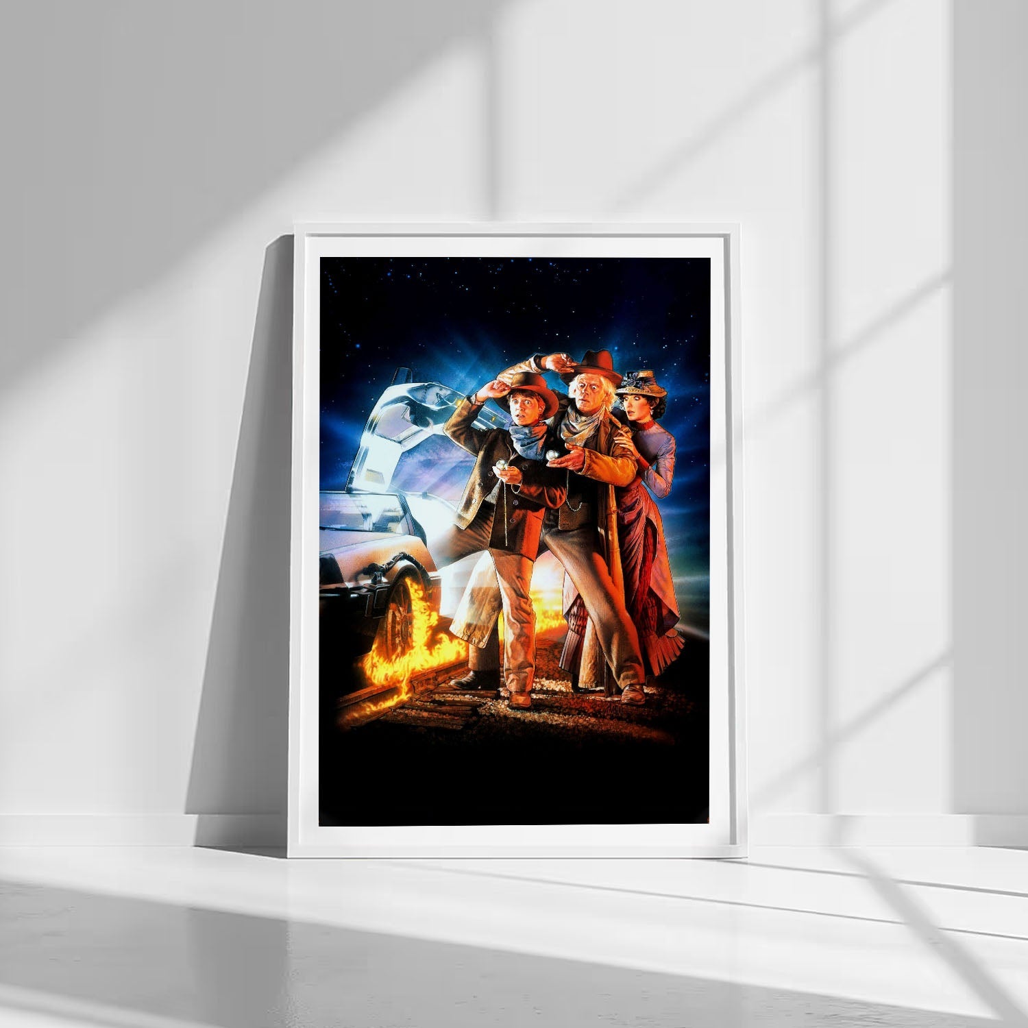 Flex Designs Poster Back to the Future Part III Key Art 8 x 10" Home Goods - Movie 1990 Movie Poster