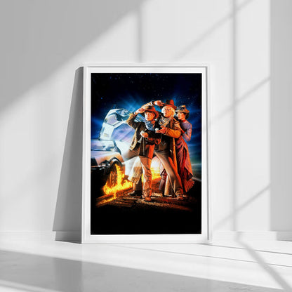Flex Designs Poster Back to the Future Part III Key Art 8 x 10" Home Goods - Movie 1990 Movie Poster
