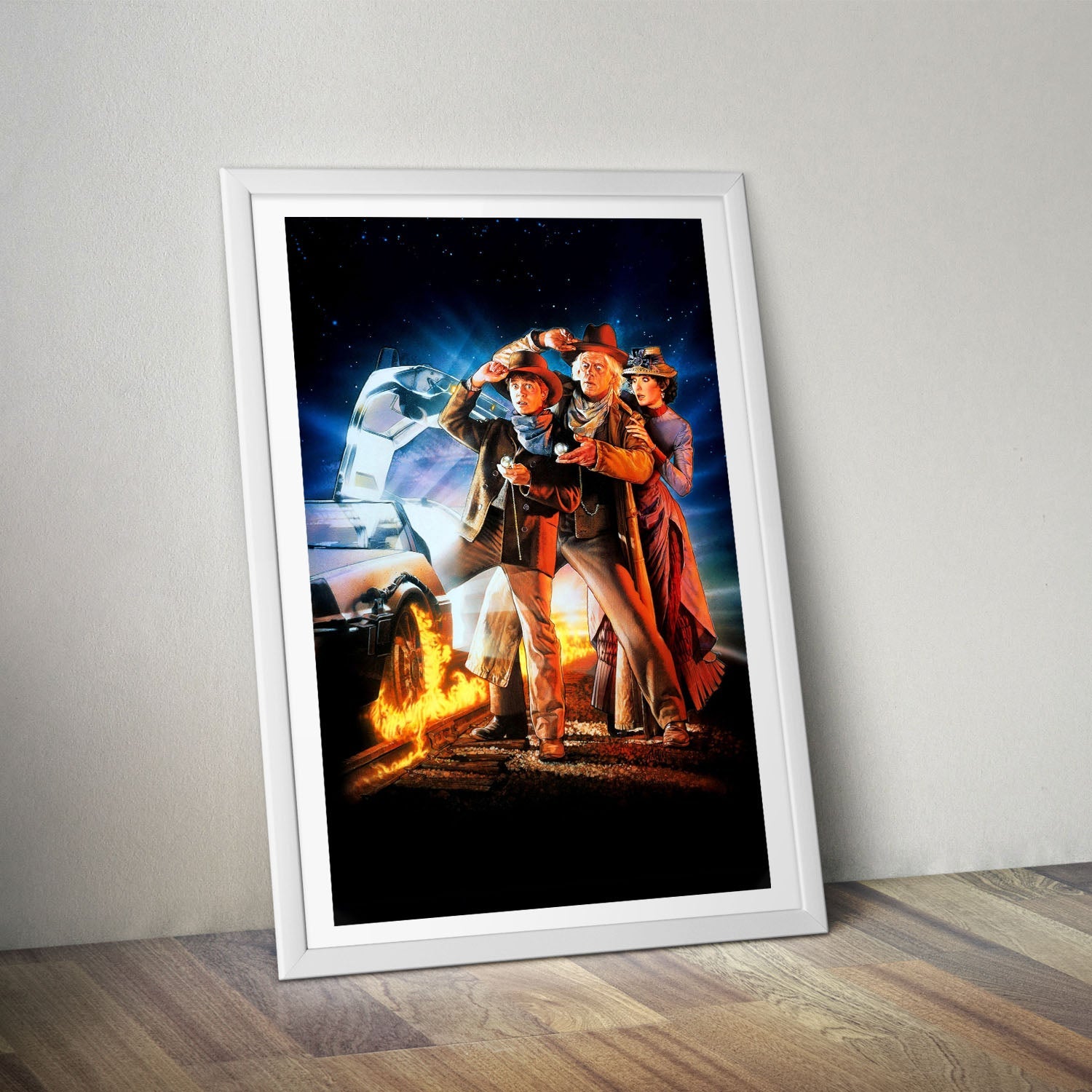 Flex Designs Poster Back to the Future Part III Key Art 8 x 10" Home Goods - Movie 1990 Movie Poster