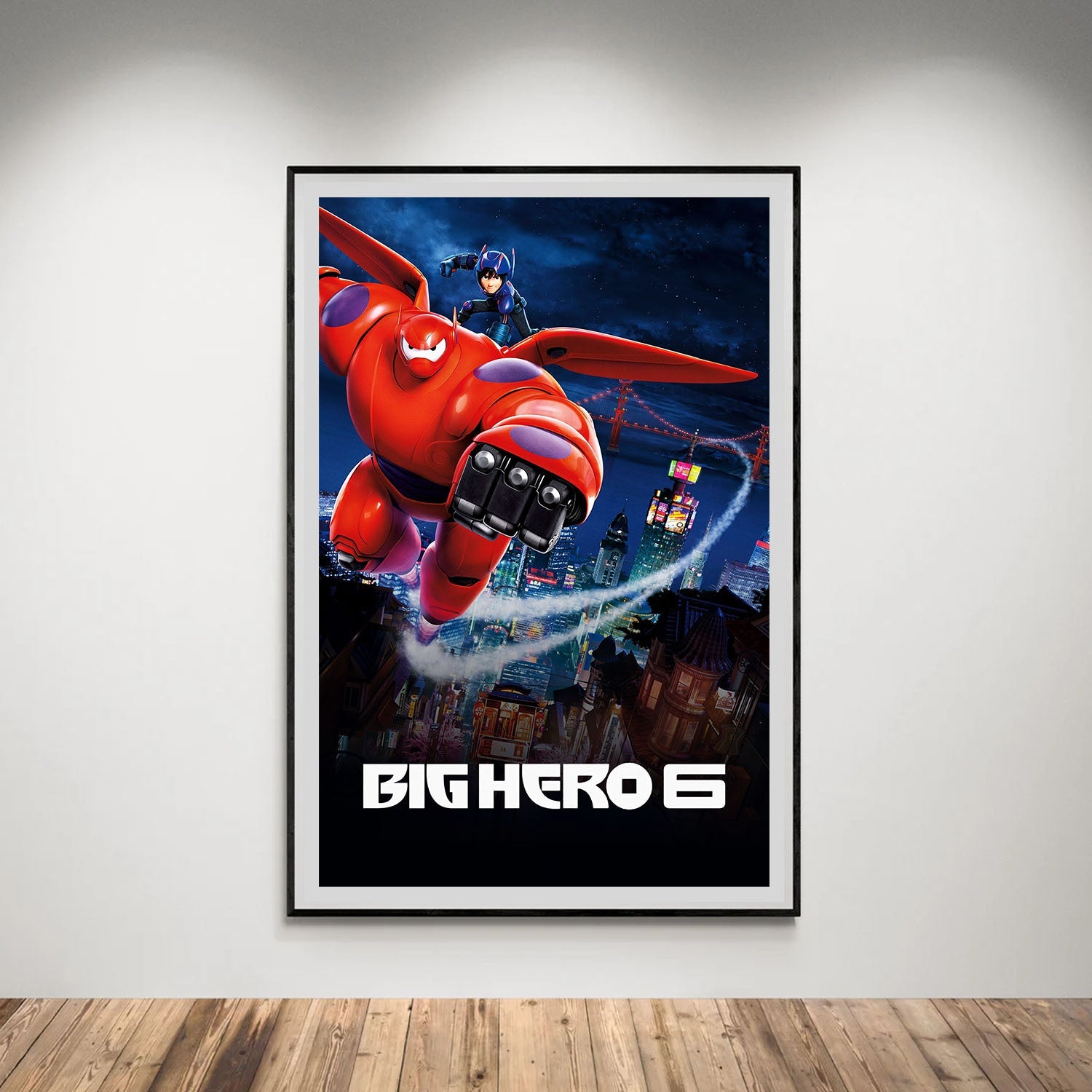 Flex Designs Poster Big Hero 6 Cinematic 5 x 7" Home Goods - Movie 2014 Movie Poster