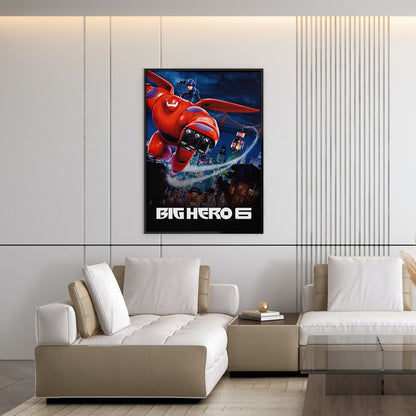 Flex Designs Poster Big Hero 6 Cinematic 5 x 7" Home Goods - Movie 2014 Movie Poster