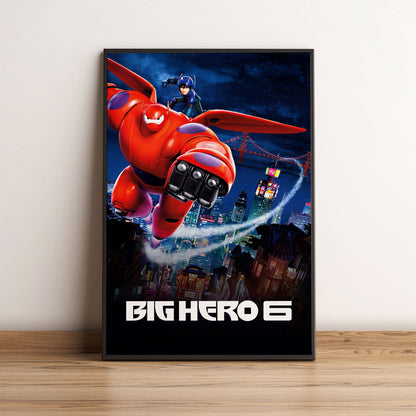 Flex Designs Poster Big Hero 6 Cinematic 5 x 7" Home Goods - Movie 2014 Movie Poster