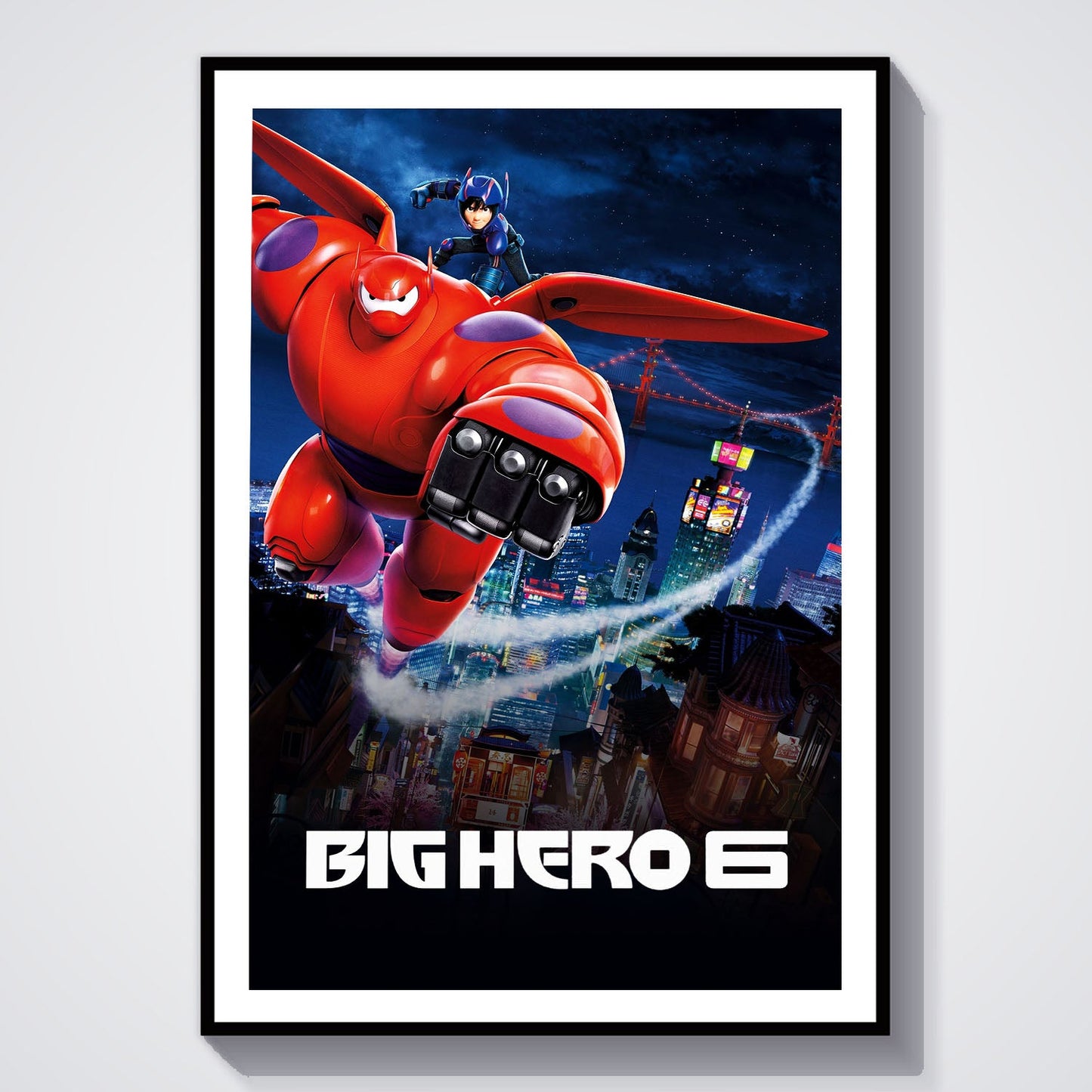 Flex Designs Poster Big Hero 6 Cinematic 8 x 10" Home Goods - Movie 2014 Movie Poster