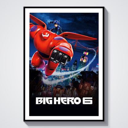 Flex Designs Poster Big Hero 6 Cinematic 8 x 10" Home Goods - Movie 2014 Movie Poster