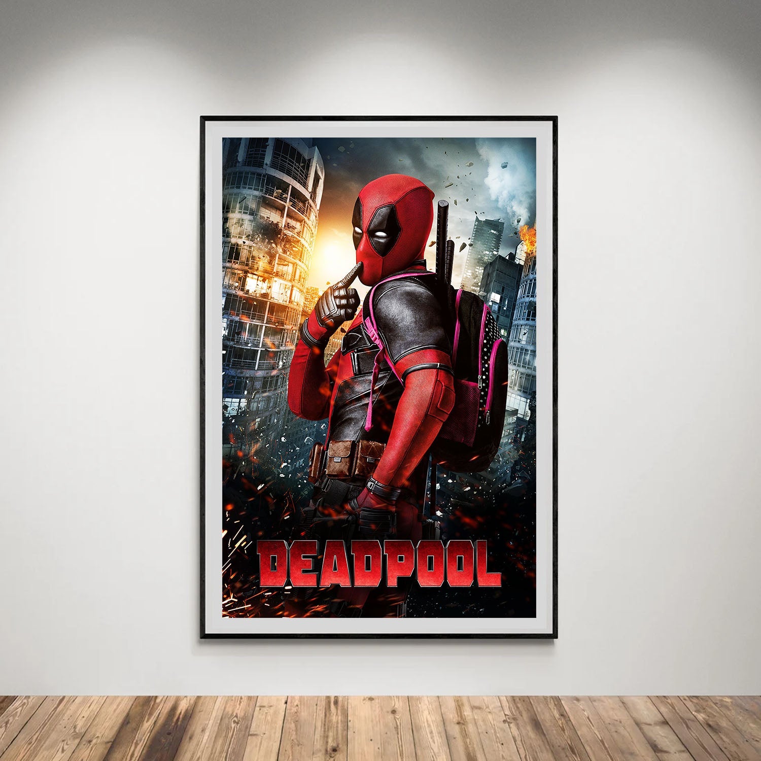 Flex Designs Poster Deadpool Cinematic 5 x 7" Home Goods - Movie 2016 Movie Poster