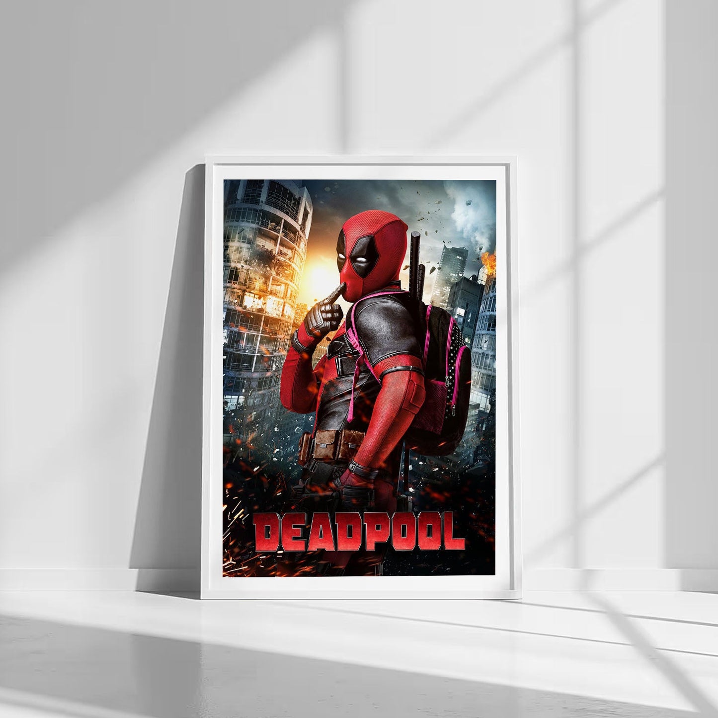 Flex Designs Poster Deadpool Cinematic 8 x 10" Home Goods - Movie 2016 Movie Poster