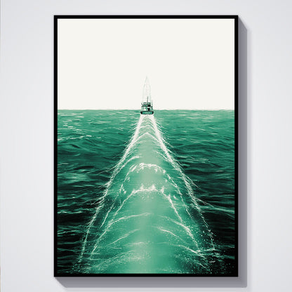 Flex Designs Poster Jaws Minimalist 5 x 7" Home Goods - Movie 1975 Movie Poster