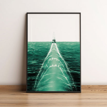 Flex Designs Poster Jaws Minimalist 5 x 7" Home Goods - Movie 1975 Movie Poster