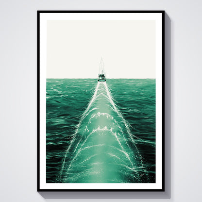 Flex Designs Poster Jaws Minimalist 8 x 10" Home Goods - Movie 1975 Movie Poster