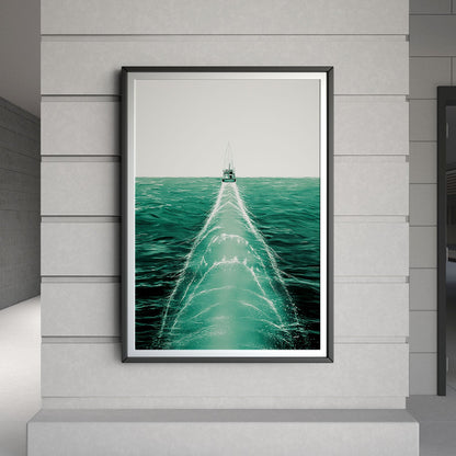 Flex Designs Poster Jaws Minimalist 8 x 10" Home Goods - Movie 1975 Movie Poster