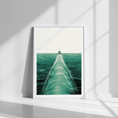 Flex Designs Poster Jaws Minimalist 8 x 10" Home Goods - Movie 1975 Movie Poster