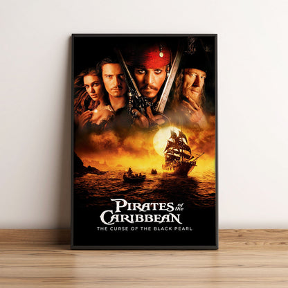 Flex Designs Poster Pirates of the Caribbean The Curse of the Black Pearl 5 x 7" Home Goods - Movie 2003 Movie Poster