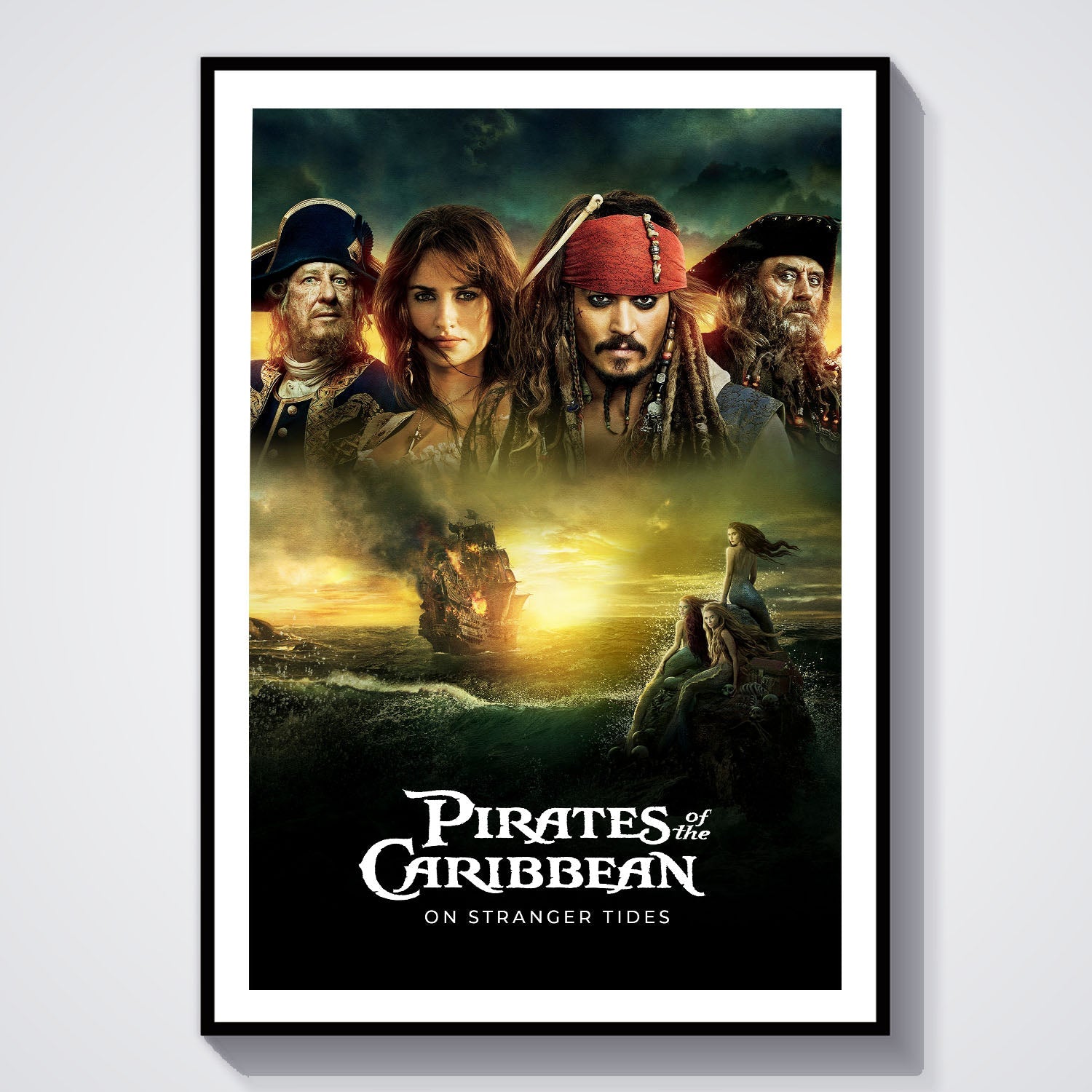 Flex Designs Poster Pirates of the Caribbean On Stranger Tides 8 x 10" Home Goods - Movie 2011 Movie Poster