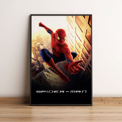 Flex Designs Poster Spider-Man Cinematic 5 x 7" Home Goods - Movie 2002 Movie Poster