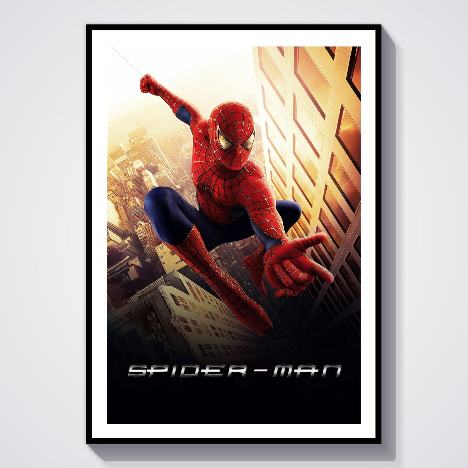 Flex Designs Poster Spider-Man Cinematic 8 x 10" Home Goods - Movie 2002 Movie Poster