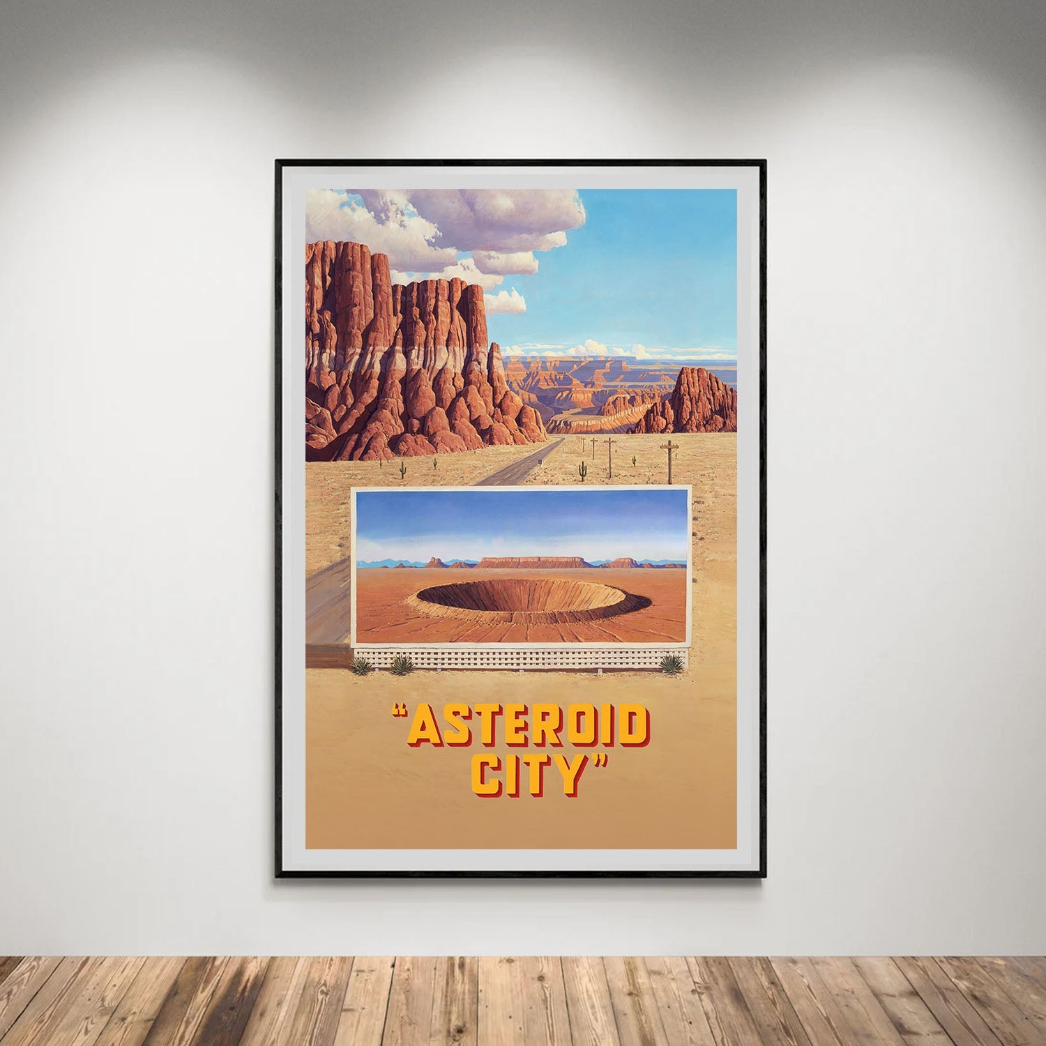 Flex Designs Poster Asteroid City 5 x 7" Home Goods - Movie 2023 Movie Poster