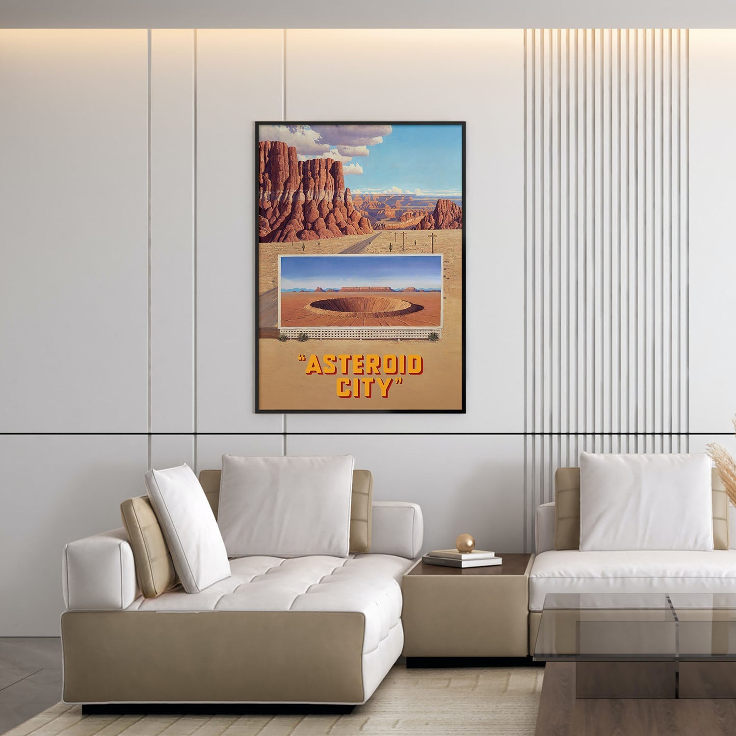 Flex Designs Poster Asteroid City 5 x 7" Home Goods - Movie 2023 Movie Poster