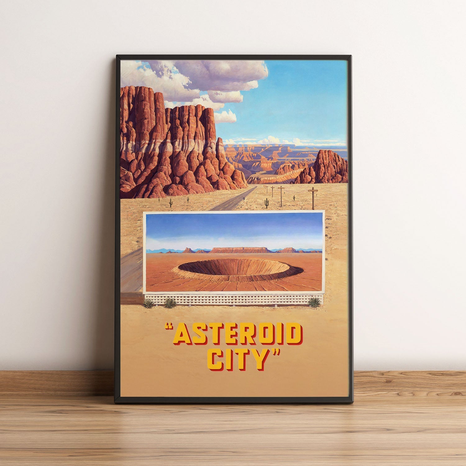 Flex Designs Poster Asteroid City 5 x 7" Home Goods - Movie 2023 Movie Poster