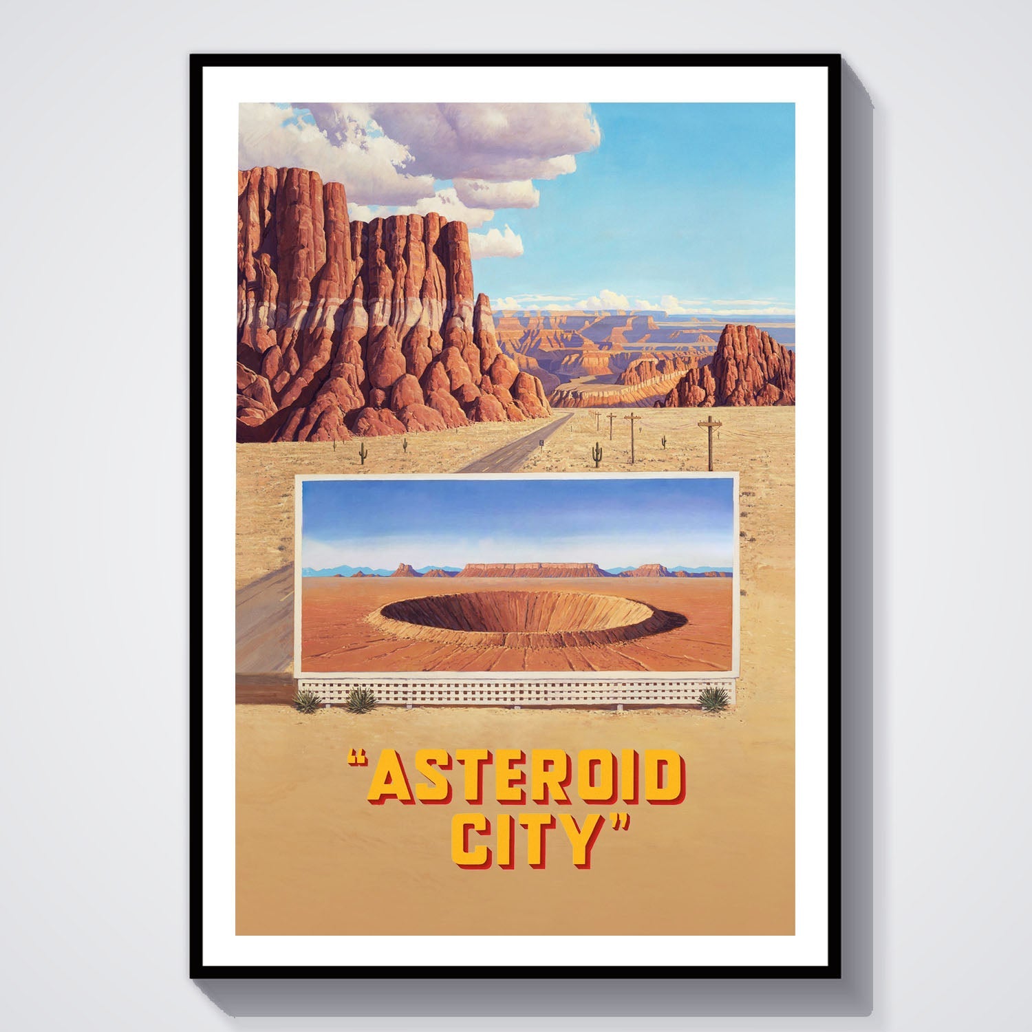 Flex Designs Poster Asteroid City 8 x 10" Home Goods - Movie 2023 Movie Poster
