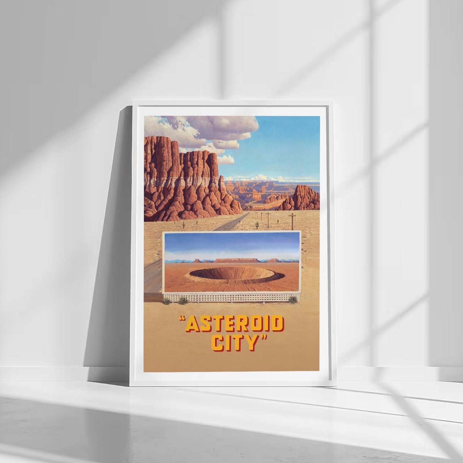 Flex Designs Poster Asteroid City 8 x 10" Home Goods - Movie 2023 Movie Poster