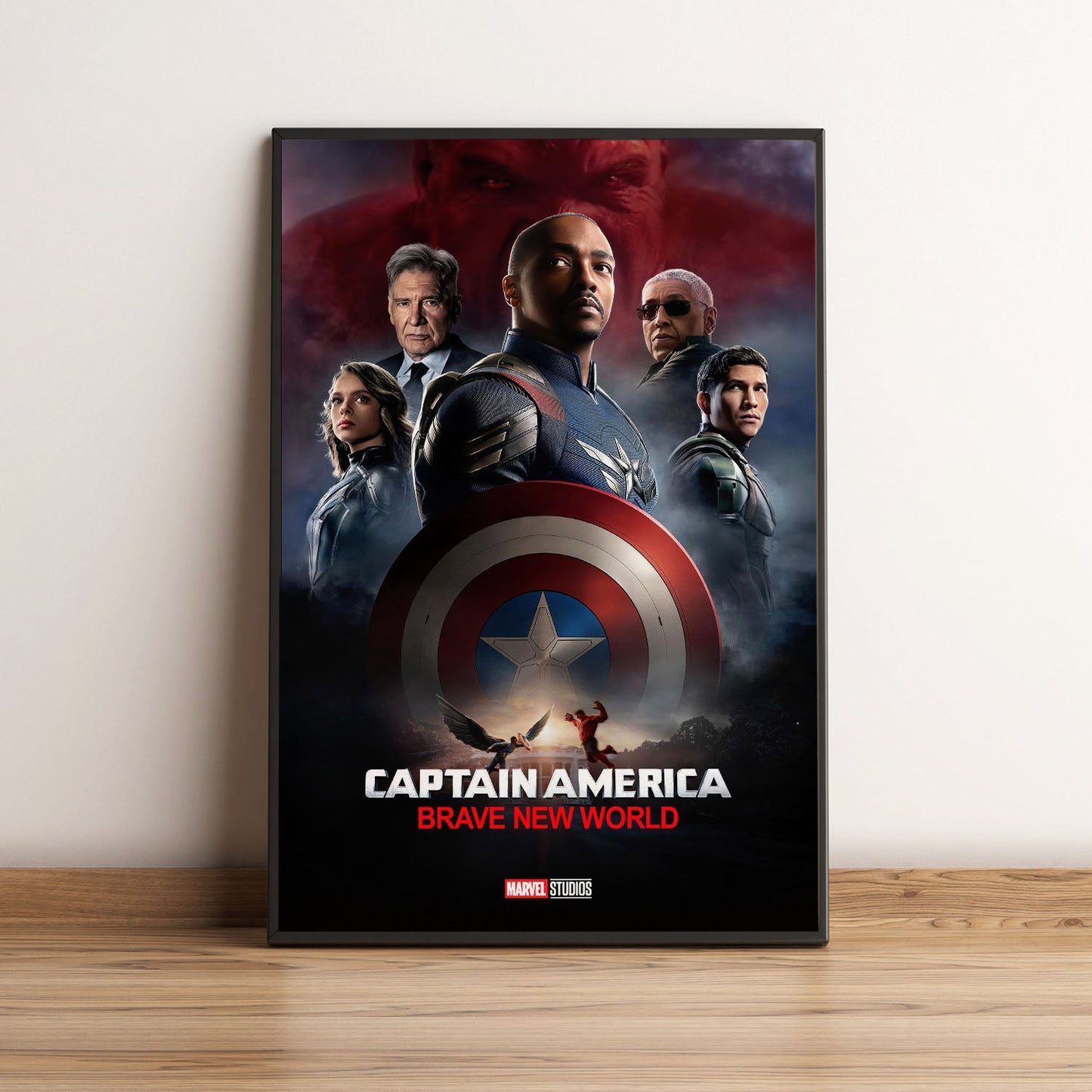 Flex Designs Poster Captain America Brave New World Theatrical 5 x 7" Home Goods - Movie 2025 Movie Poster