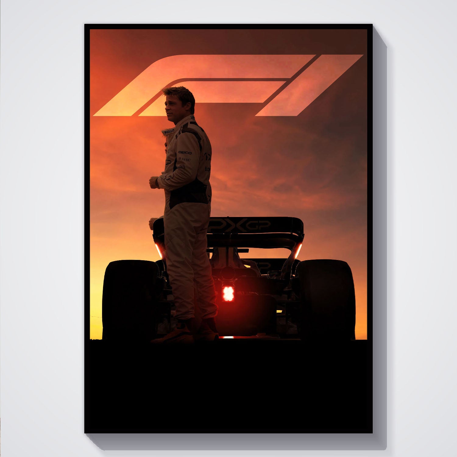 Flex Designs Poster F1 The Movie Theatrical 5 x 7" Home Goods - Movie 2025 Movie Poster