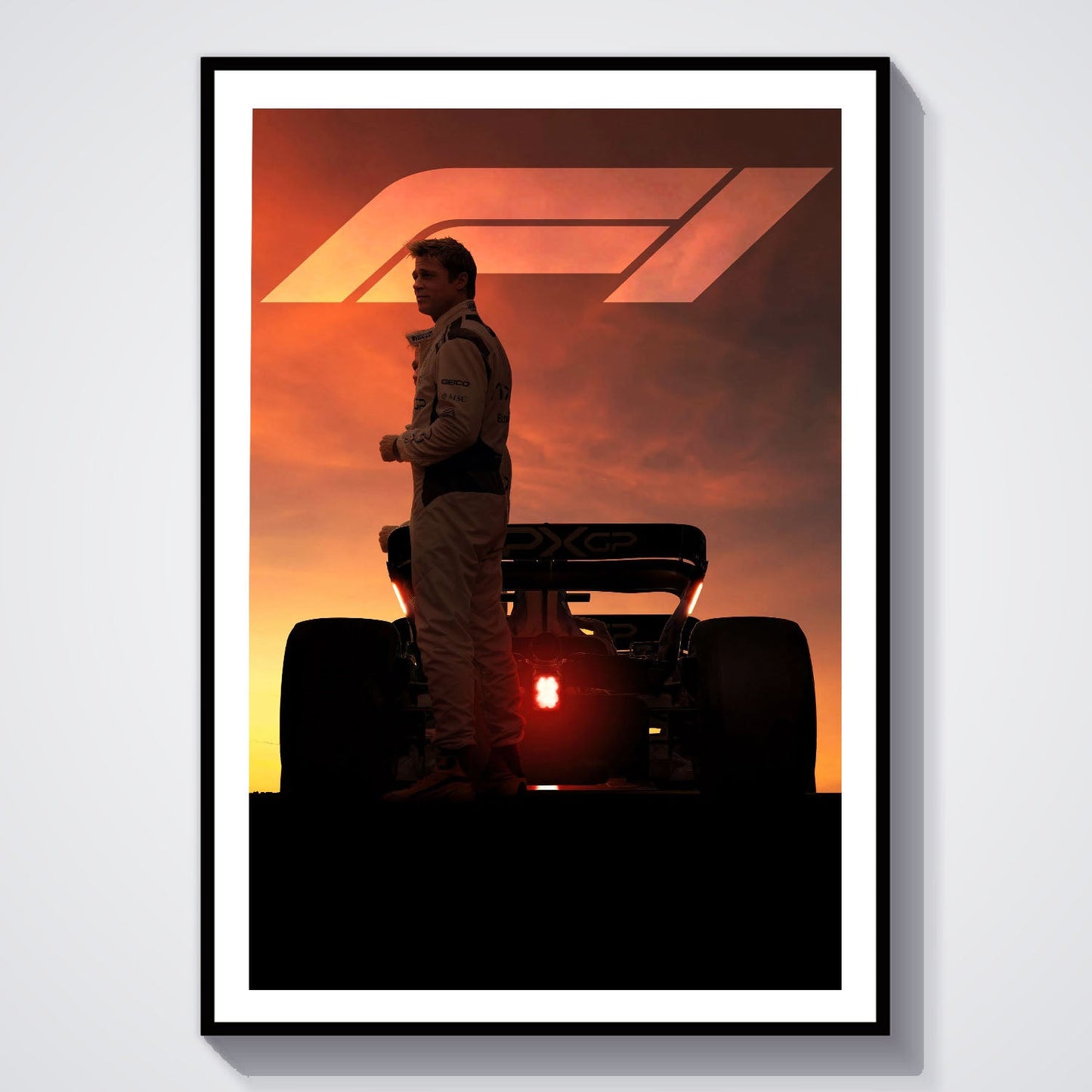 Flex Designs Poster F1 The Movie Theatrical 8 x 10" Home Goods - Movie 2025 Movie Poster