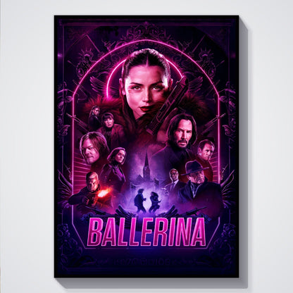 Flex Designs Poster From the World of John Wick Ballerina 5 x 7" Home Goods - Movie 2025 Movie Poster