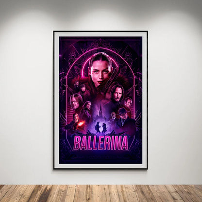 Flex Designs Poster From the World of John Wick Ballerina 5 x 7" Home Goods - Movie 2025 Movie Poster