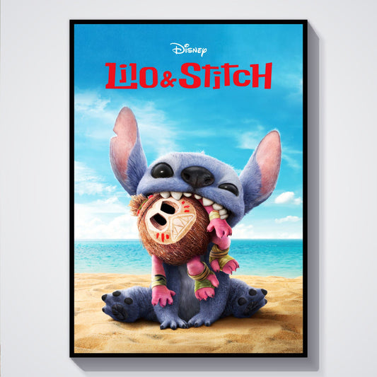 Flex Designs Poster Lilo & Stitch Key Art 5 x 7" Home Goods - Movie 2025 Movie Poster