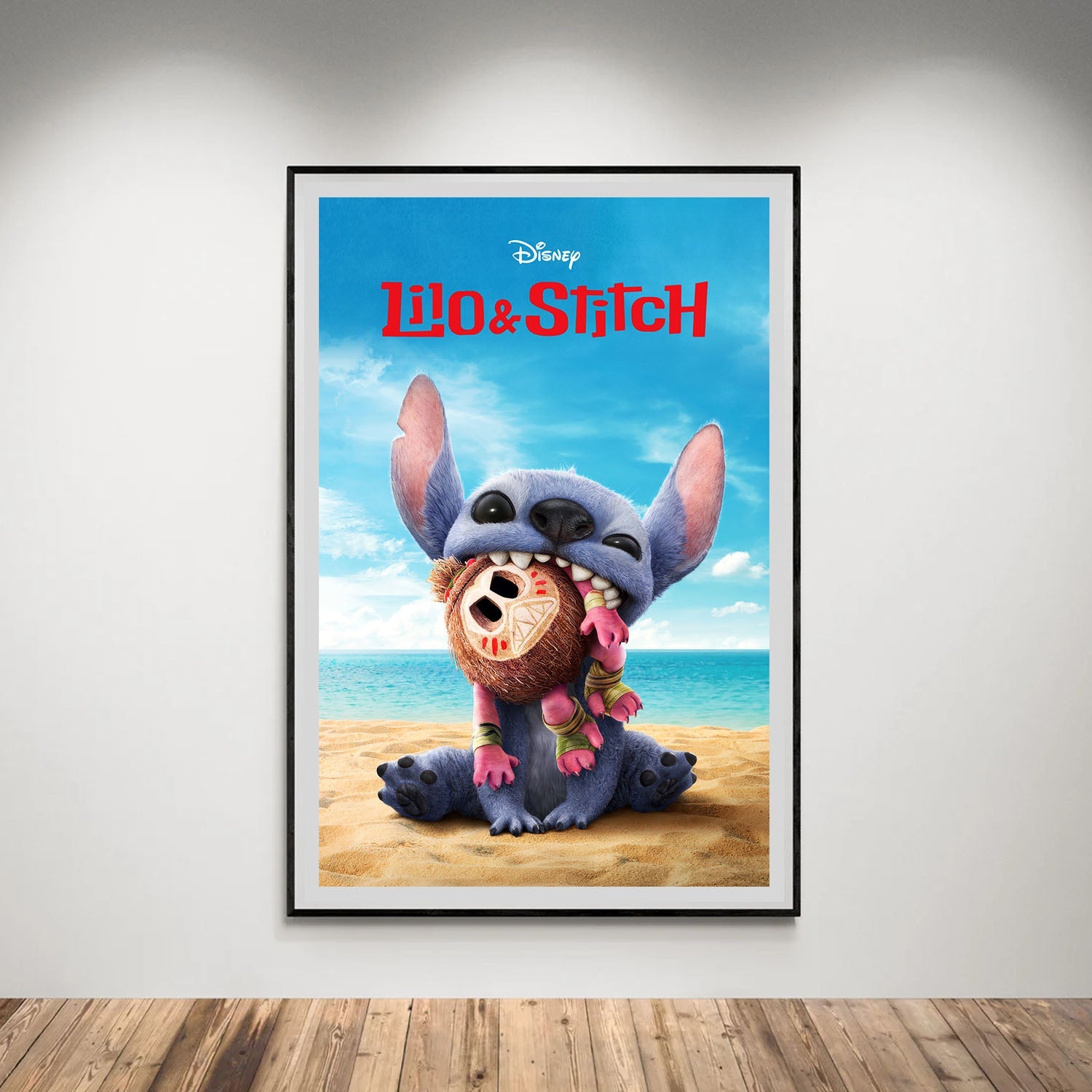 Flex Designs Poster Lilo & Stitch Key Art 5 x 7" Home Goods - Movie 2025 Movie Poster