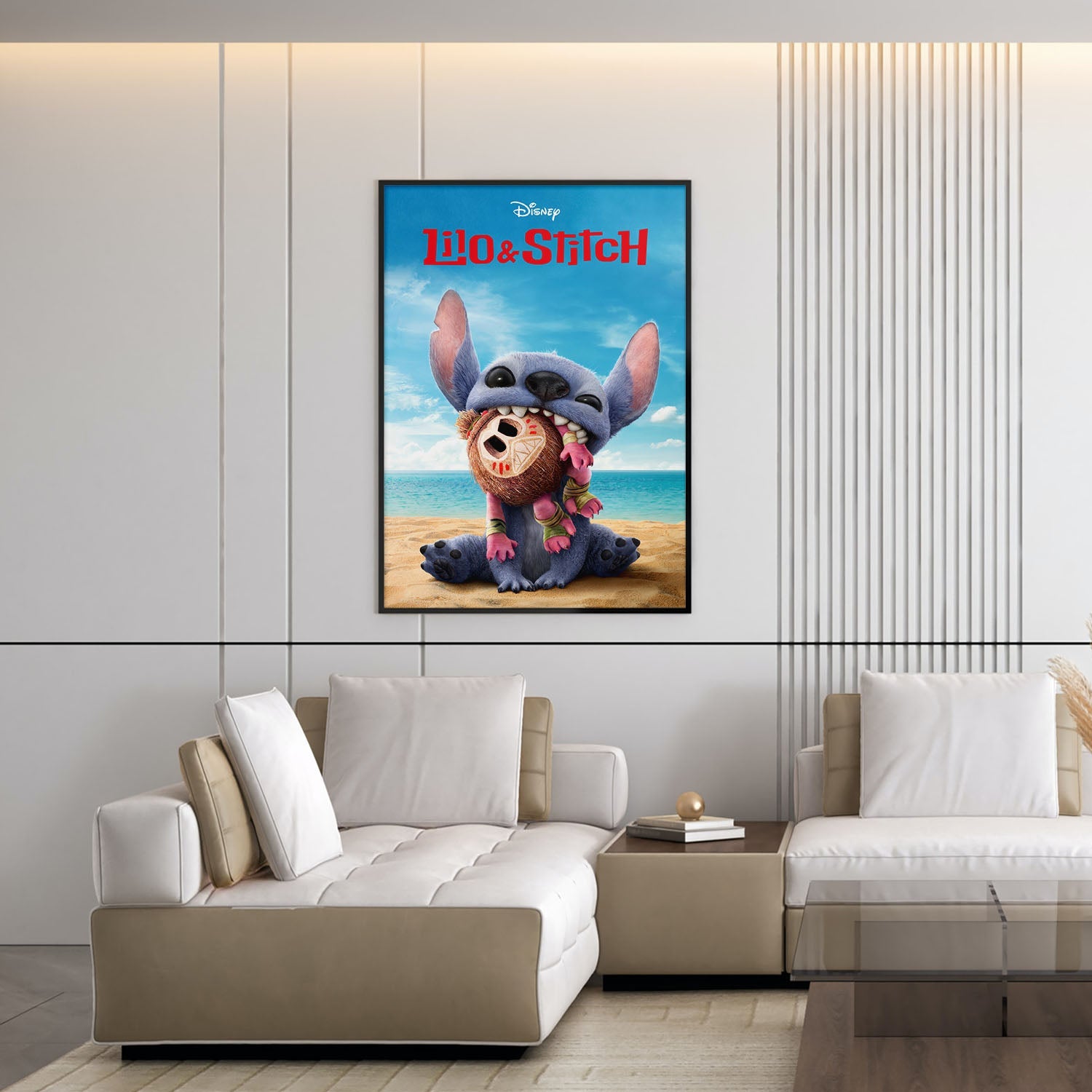 Flex Designs Poster Lilo & Stitch Key Art 5 x 7" Home Goods - Movie 2025 Movie Poster