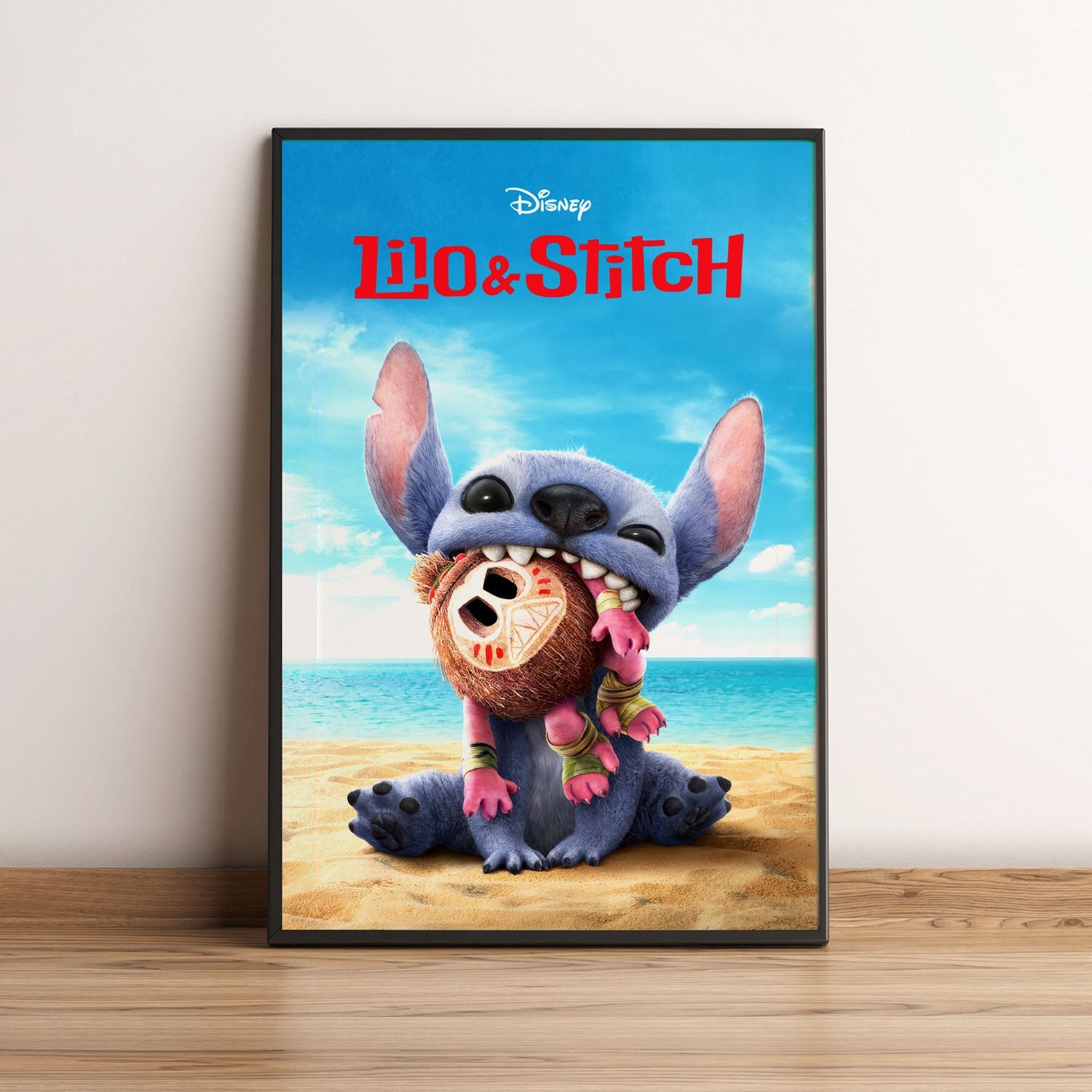 Flex Designs Poster Lilo & Stitch Key Art 5 x 7" Home Goods - Movie 2025 Movie Poster