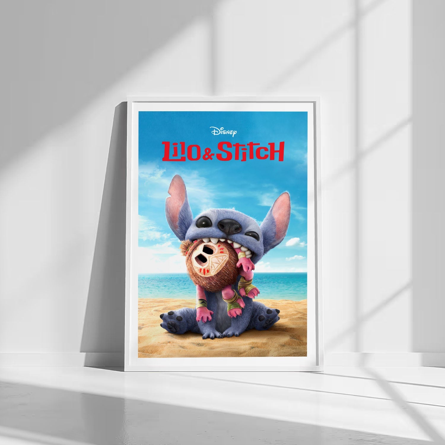 Flex Designs Poster Lilo & Stitch Key Art 8 x 10" Home Goods - Movie 2025 Movie Poster