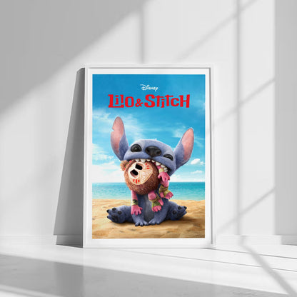 Flex Designs Poster Lilo & Stitch Key Art 8 x 10" Home Goods - Movie 2025 Movie Poster