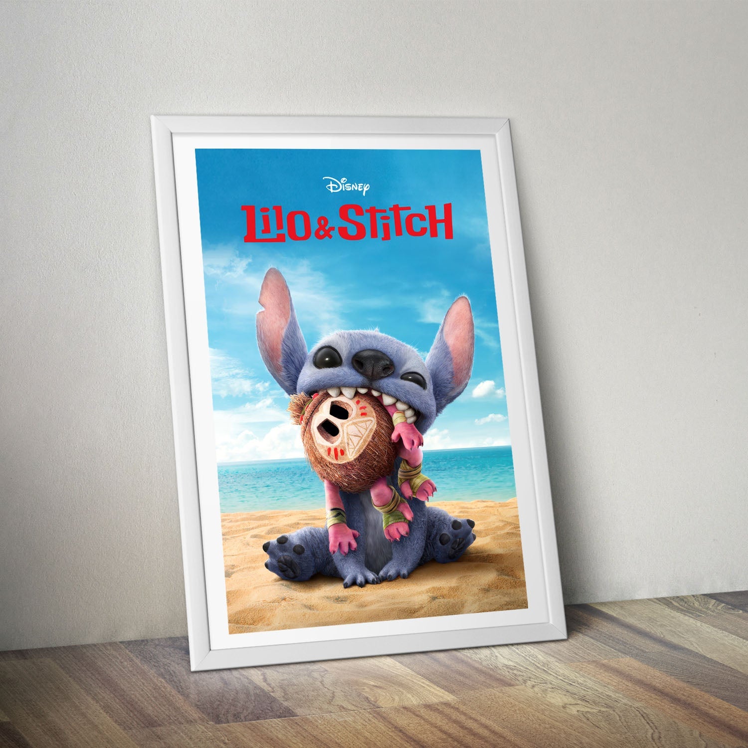 Flex Designs Poster Lilo & Stitch Key Art 8 x 10" Home Goods - Movie 2025 Movie Poster