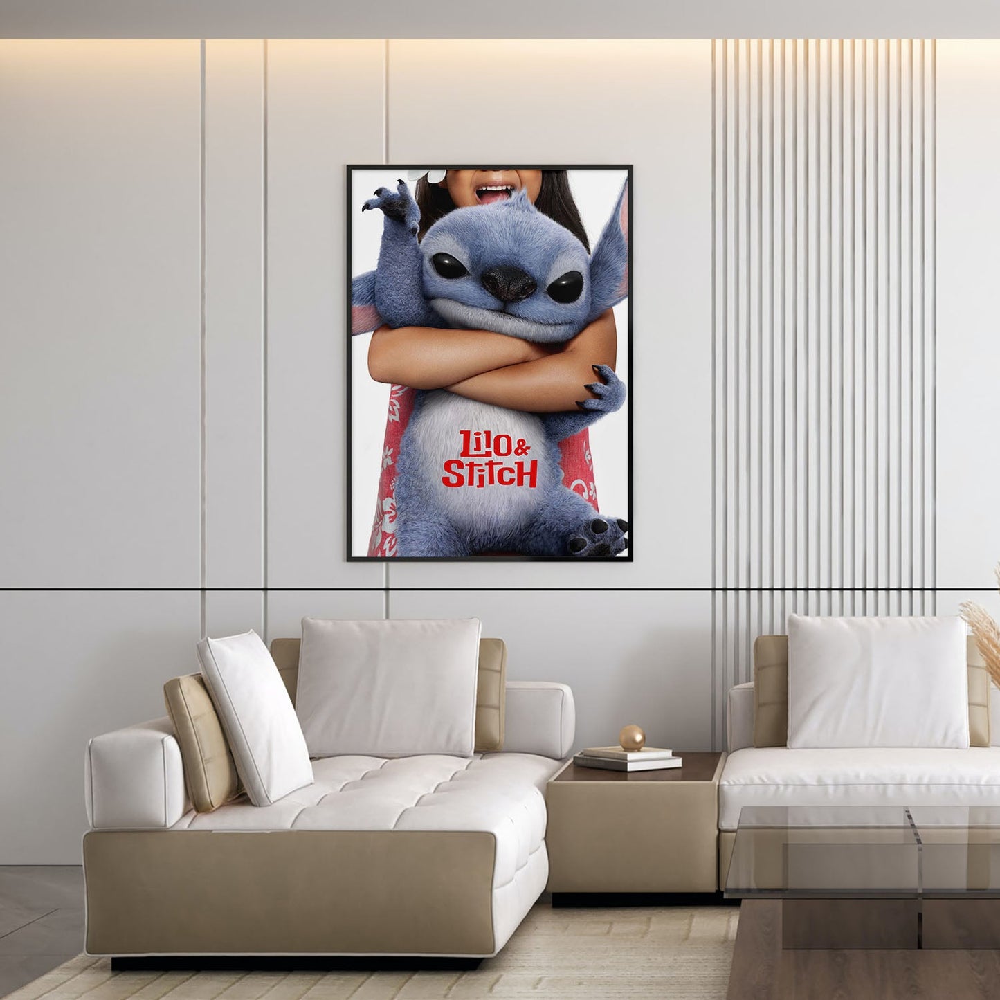 Flex Designs Poster Lilo & Stitch Cinematic 5 x 7" Home Goods - Movie 2025 Movie Poster