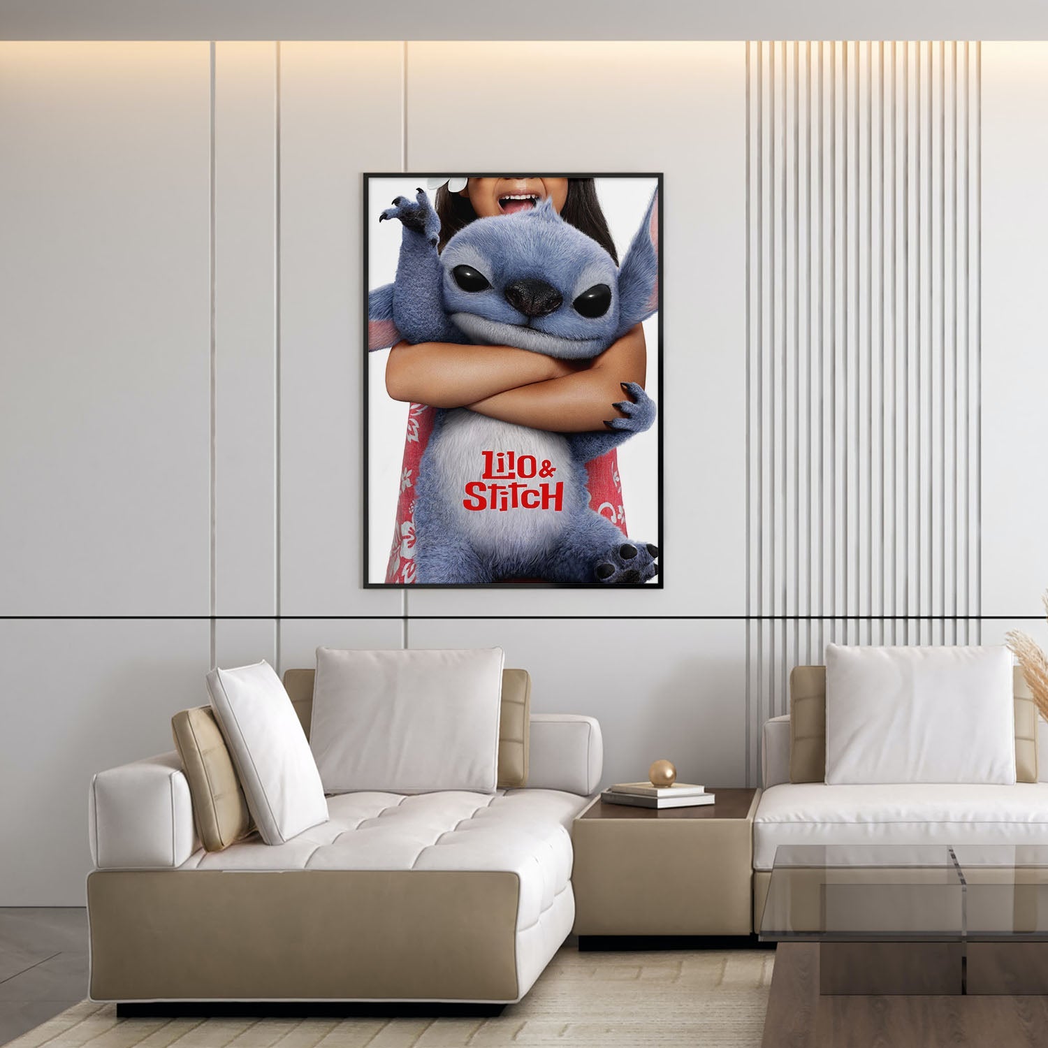 Flex Designs Poster Lilo & Stitch Cinematic 5 x 7" Home Goods - Movie 2025 Movie Poster
