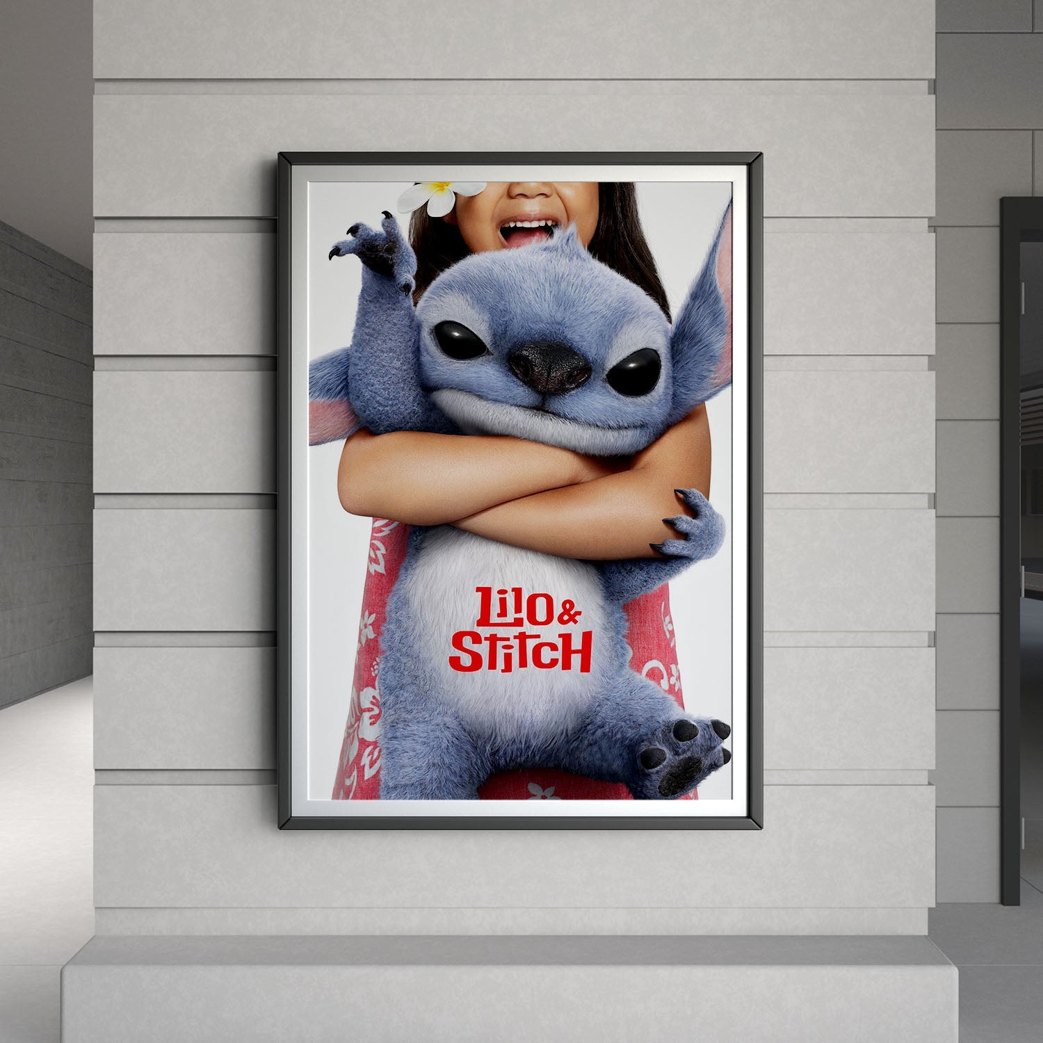 Flex Designs Poster Lilo & Stitch Cinematic 8 x 10" Home Goods - Movie 2025 Movie Poster