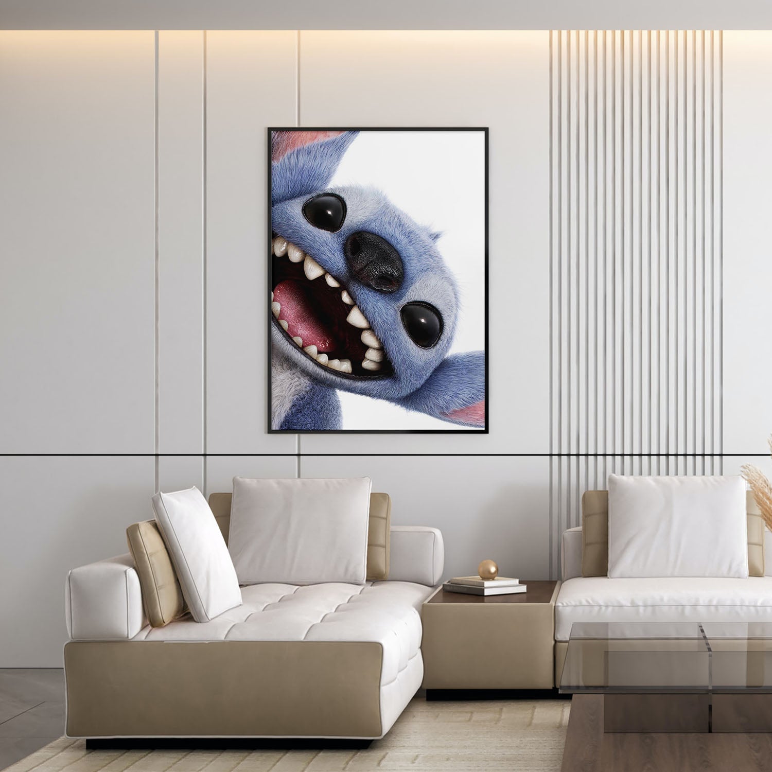 Flex Designs Poster Lilo & Stitch Textless 5 x 7" Home Goods - Movie 2025 Movie Poster