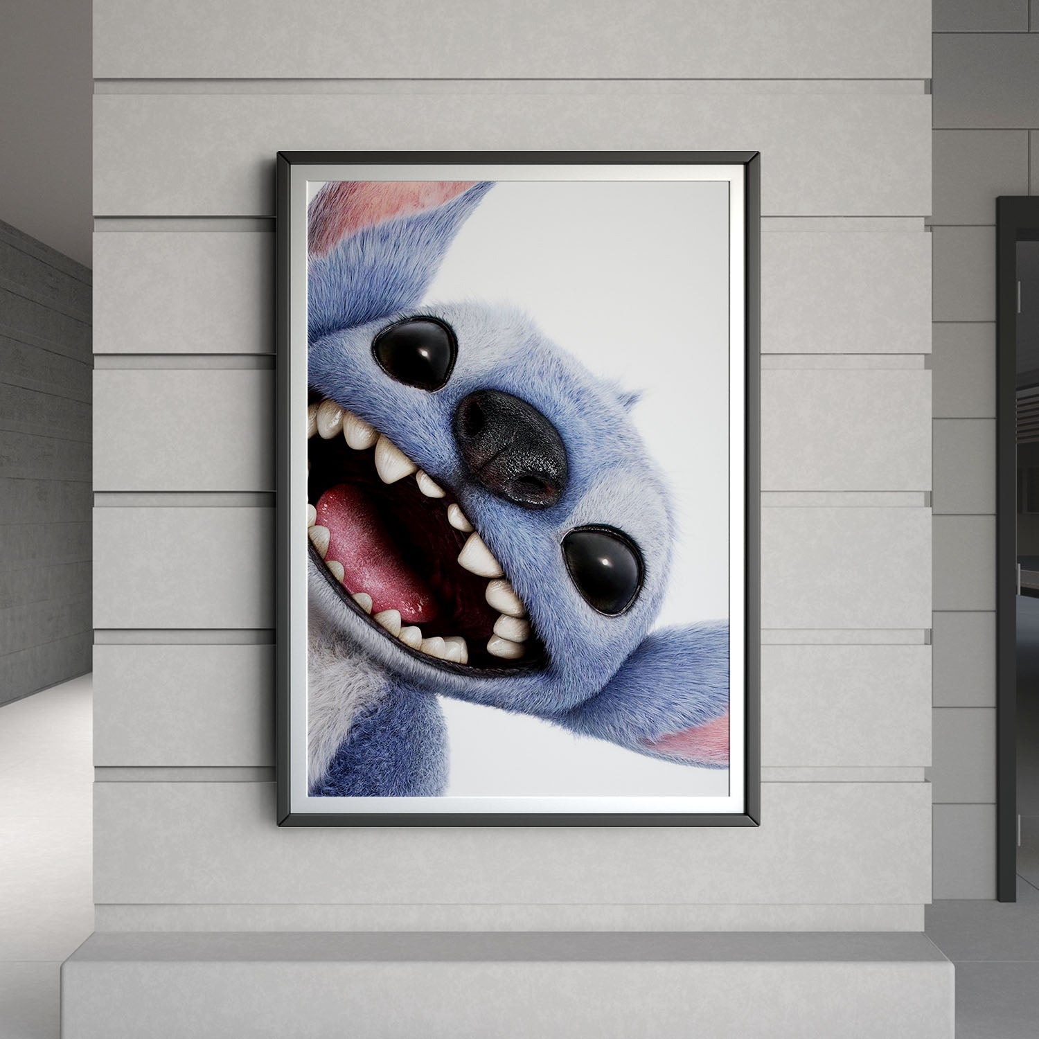 Flex Designs Poster Lilo & Stitch Textless 8 x 10" Home Goods - Movie 2025 Movie Poster