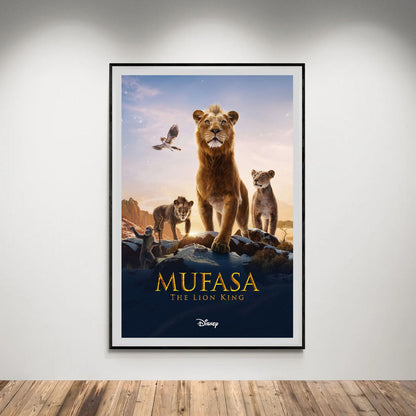 Flex Designs Poster Mufasa The Lion King 5 x 7" Home Goods - Movie 2024 Movie Poster