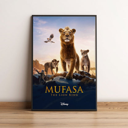 Flex Designs Poster Mufasa The Lion King 5 x 7" Home Goods - Movie 2024 Movie Poster
