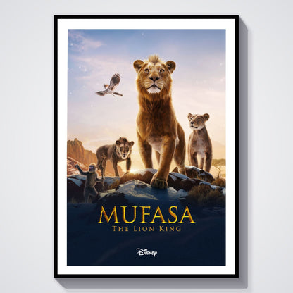 Flex Designs Poster Mufasa The Lion King 8 x 10" Home Goods - Movie 2024 Movie Poster